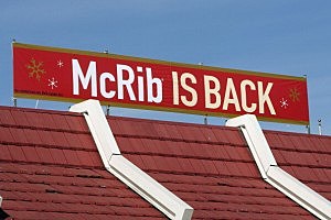 McDonald's Brings Back The McRib Sandwich McDonald's Brings Back The McRib Sandwich