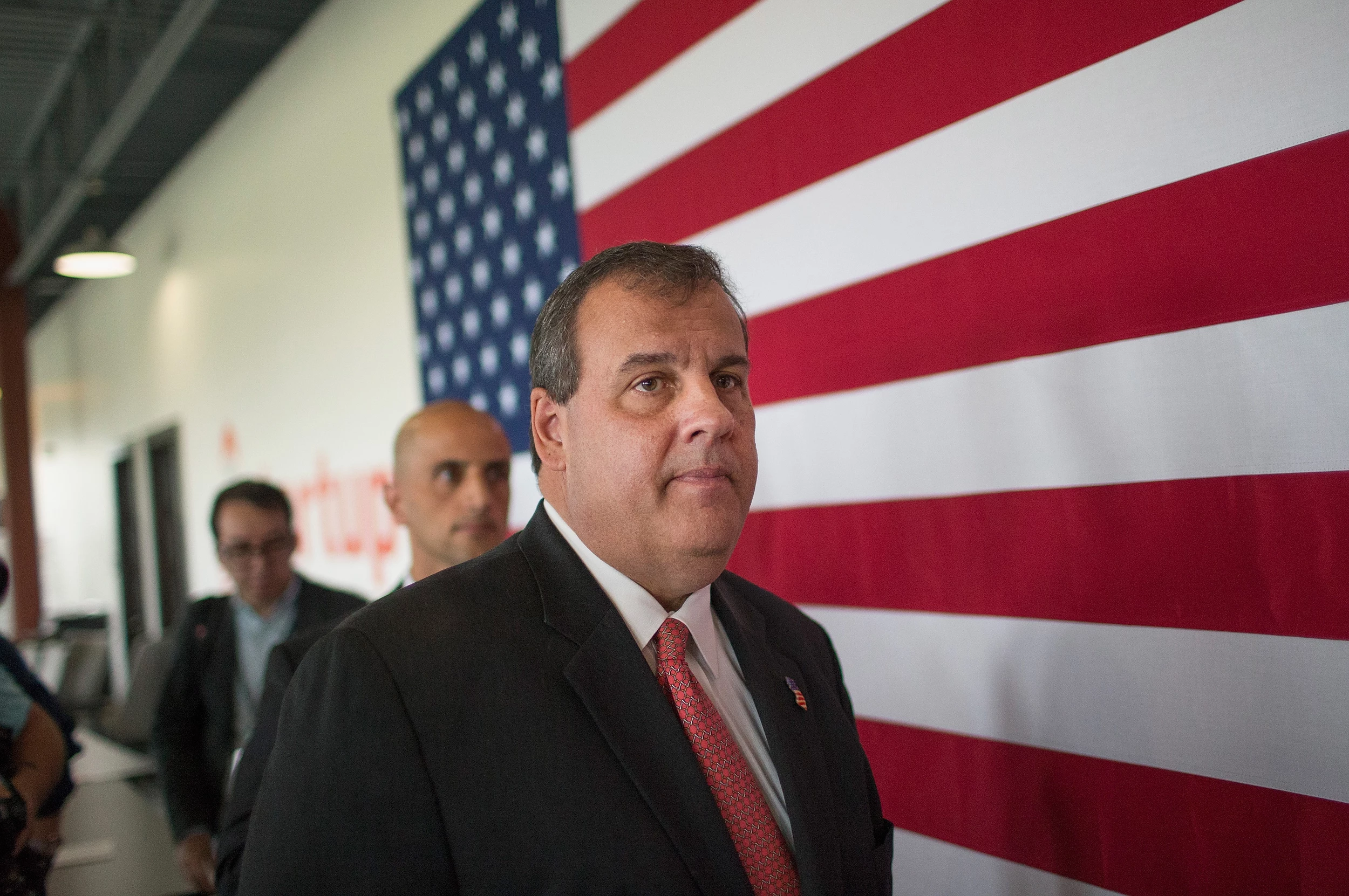 NJ Governor Chris Christie Speaks At A Startup Accelerator In Iowa